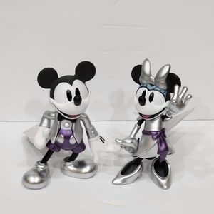 Disneyland 100 year Mickey and Minnie figures